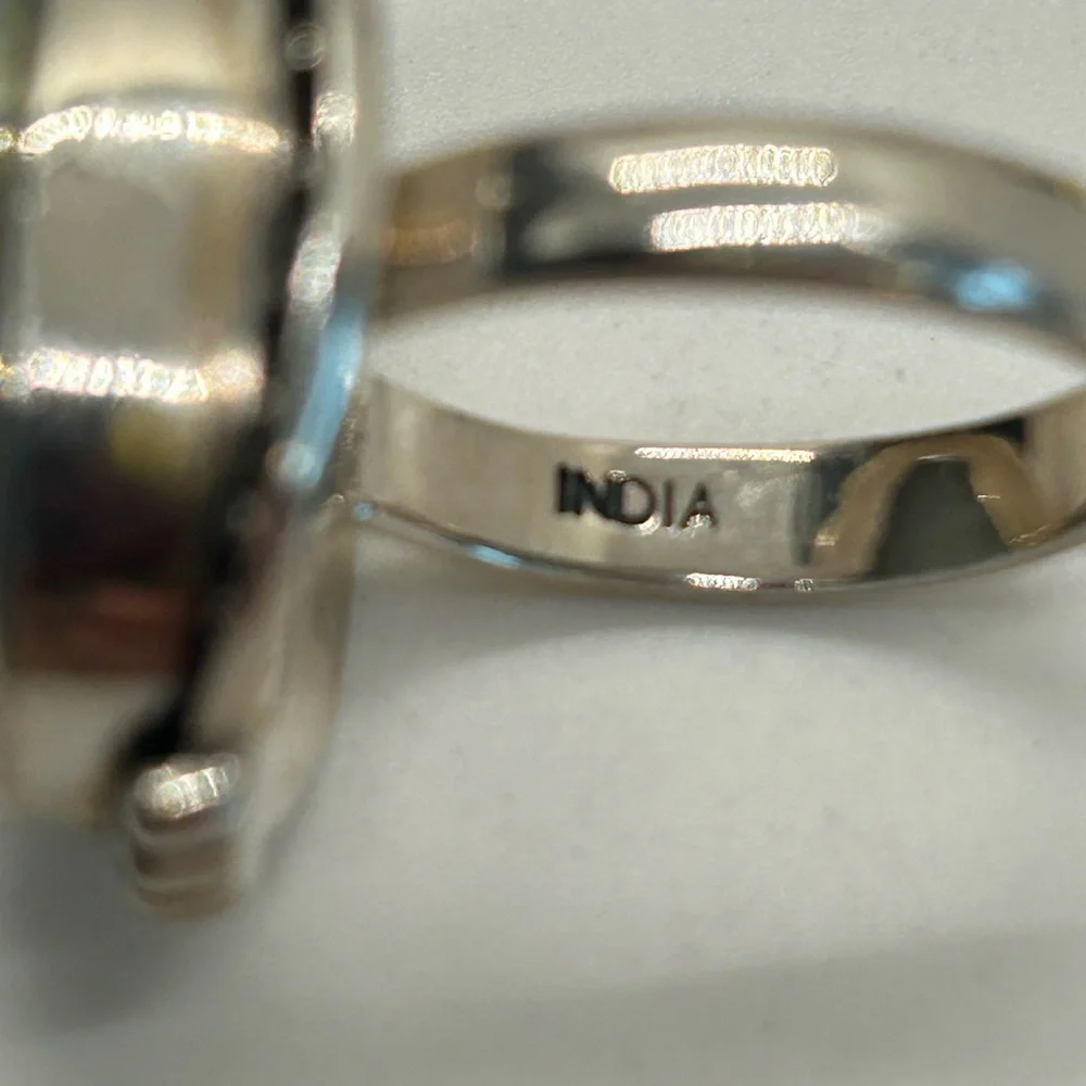 Nicky Butler Sterling Purple Druzy Ring      Sz 8 - Picture 8 of 11